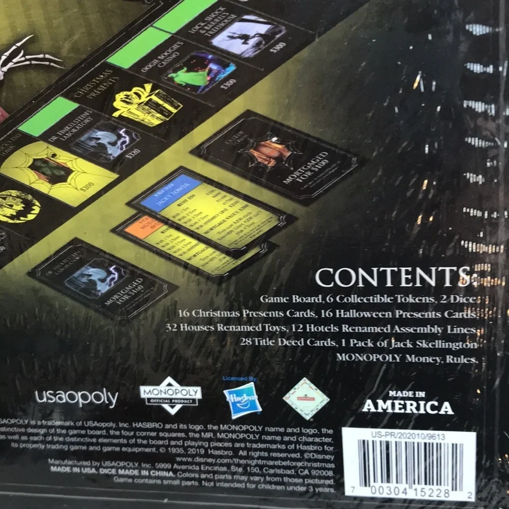 Monopoly: Disney Tim Burton’s The Nightmare Before Christmas collectible game - Picture 6 of 6
